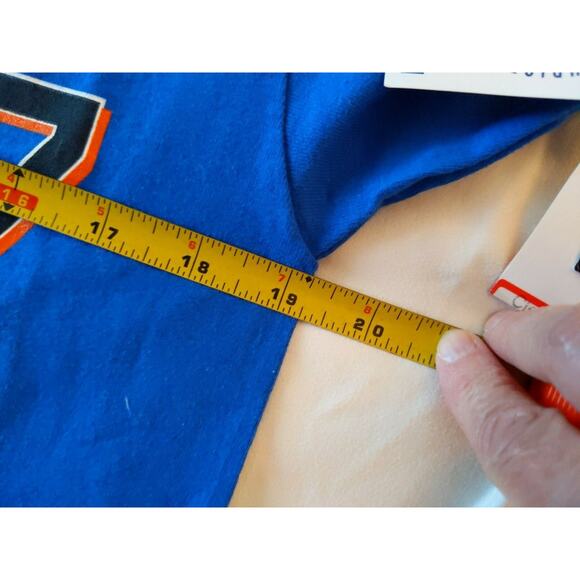 Mens MLB Major League SANTANA 57 Size Med Blue New York Tshirt - Picture 7 of 10